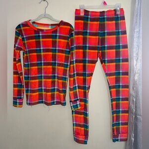 Cat & Jack, girls matching velour pajamas, size 12
